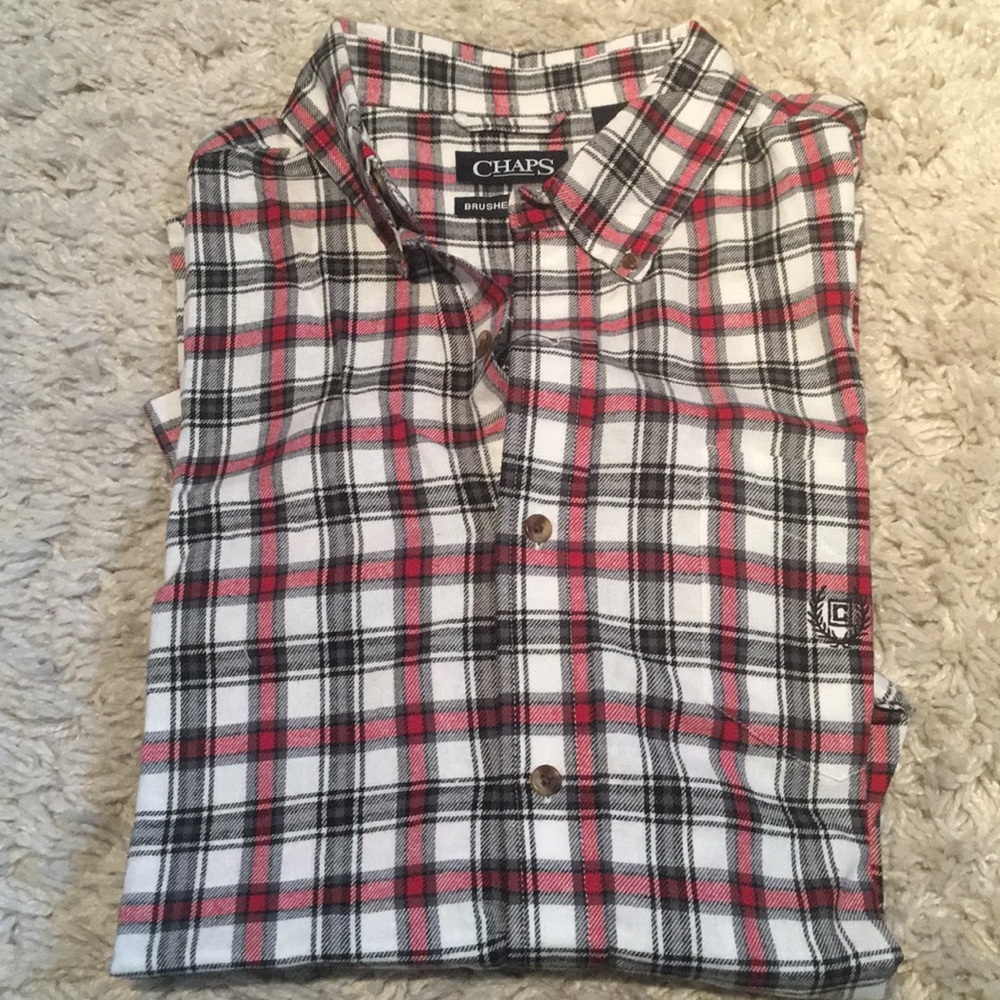 MENS chaps button down shirt